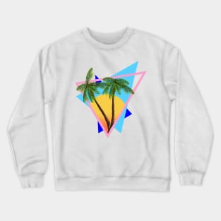 1980s tropical logo Crewneck Sweatshirt